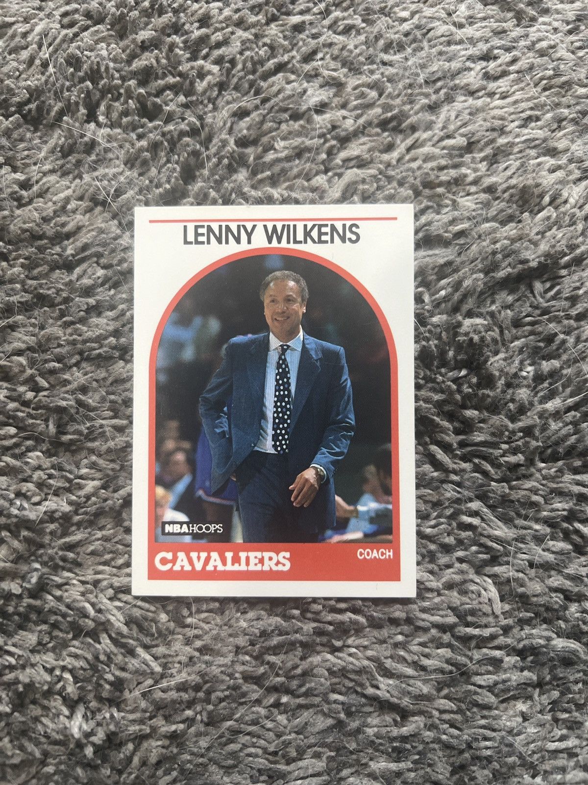 NBA 1989 NBA Hoops #216 Lenny Wilkens Card Size ONE SIZE - 1 Thumbnail