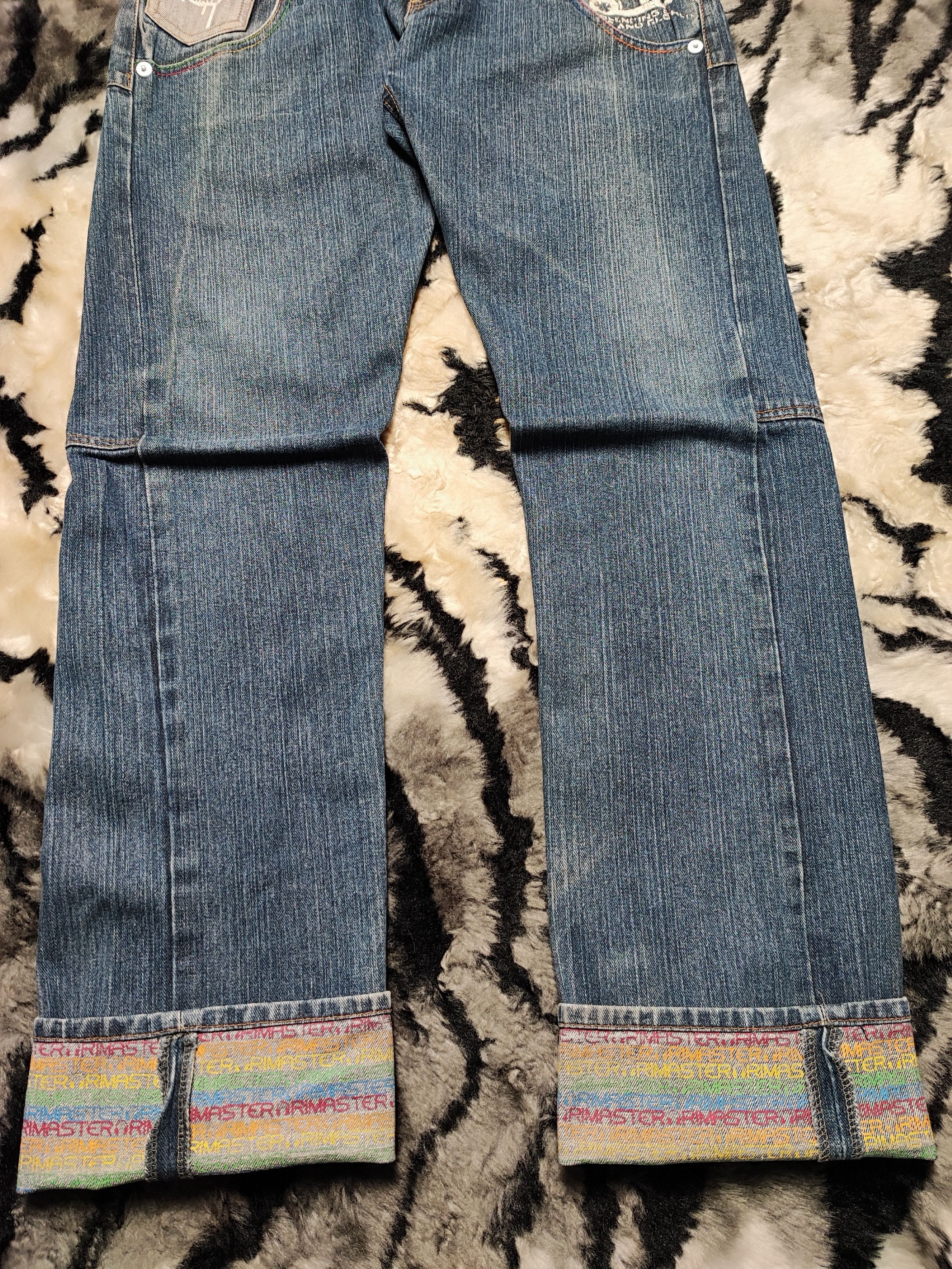 Japanese Brand × Vintage Rimaster Grunge Distressed Denim Jeans Size US 32 / EU 48 - 3 Thumbnail