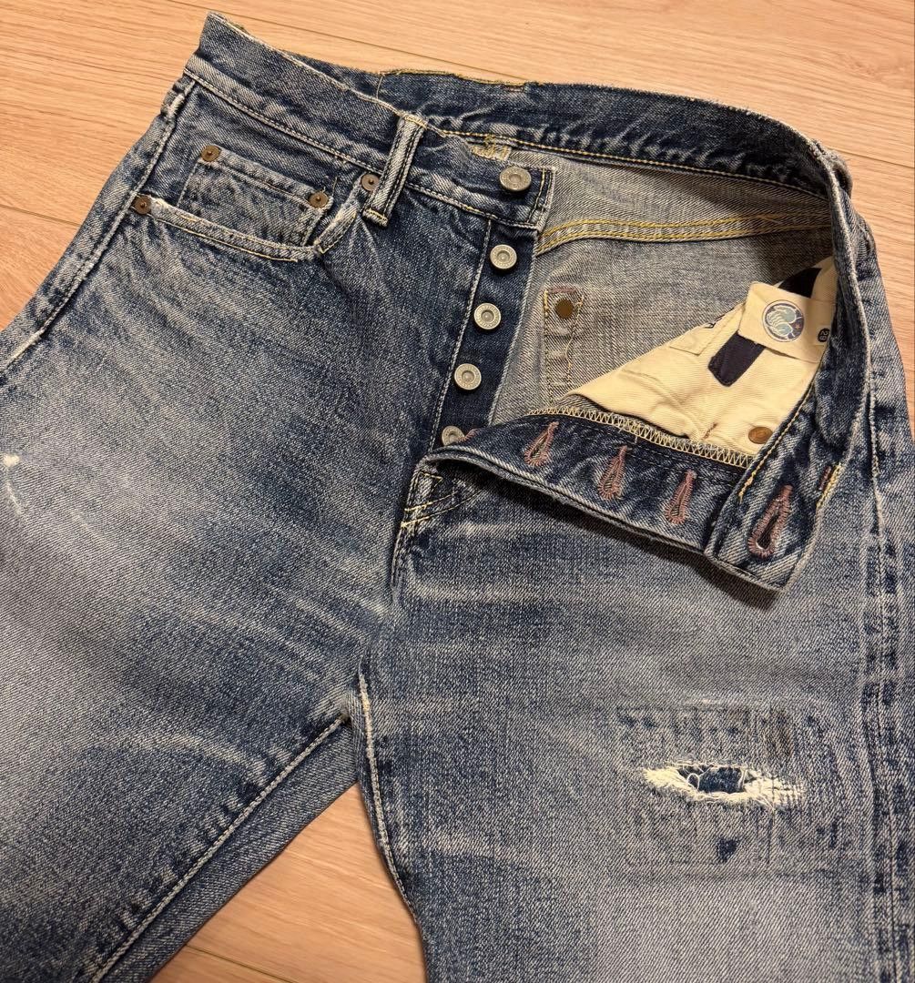Kapital Kapital Hirata Denim Pants- Vintage Style Size US 28 / EU 44 - 12 Thumbnail