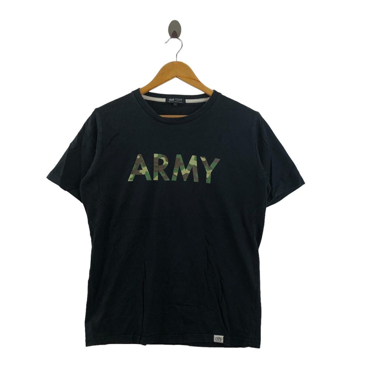 Beams Japan BEAMS PLUS HEART Collection Army Camo Tee Shirt Camouflage Size L / US 10 / IT 46 - 1 Thumbnail