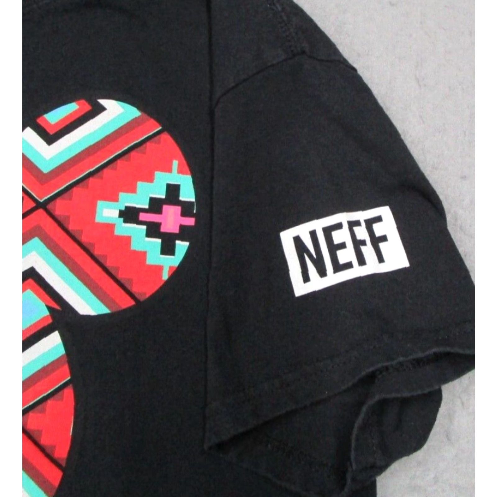 Disney VINTAGE Disney Neff T-Shirt Men’s Medium Black Mickey Mouse Aztec Southwest Cartoon Retro Size US M / EU 48-50 / 2 - 4 Thumbnail