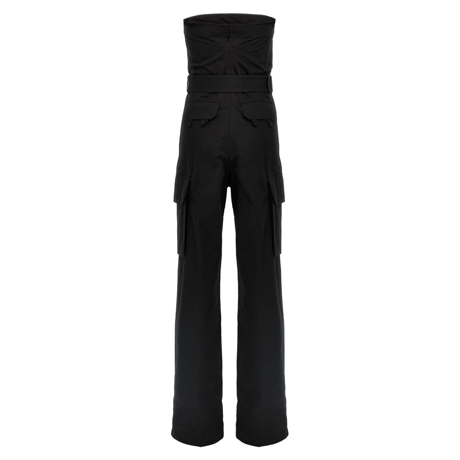 Prada PRADA Cassandre Black Bustier Jumpsuit New & Authentic (Wome Size 28" / US 6 / IT 42 - 2 Thumbnail