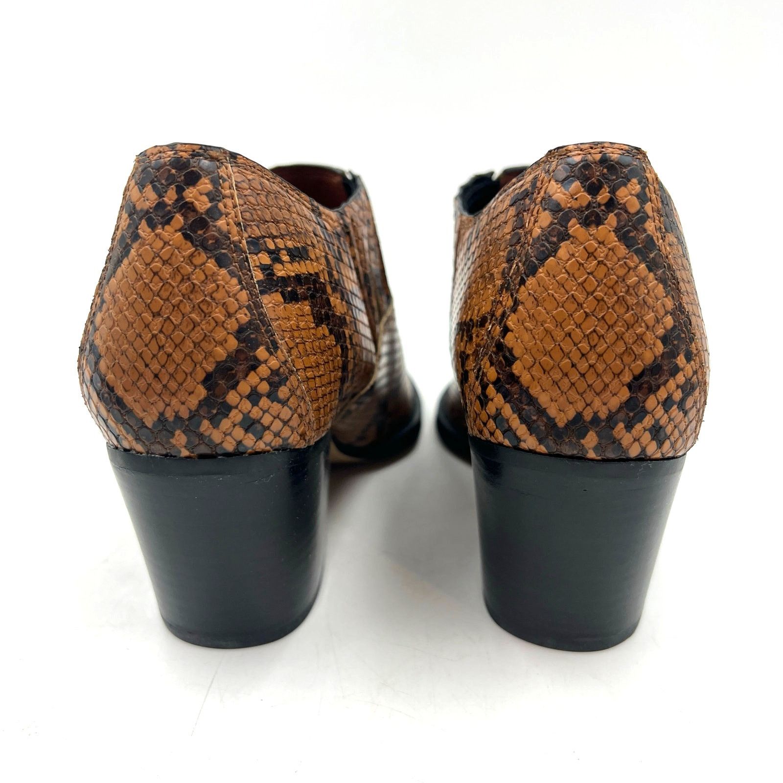 Coach Coach Perri Snake Print Ankle Bootie Carmel Western FG4194 Size US 8 / EU 41 - 6 Thumbnail