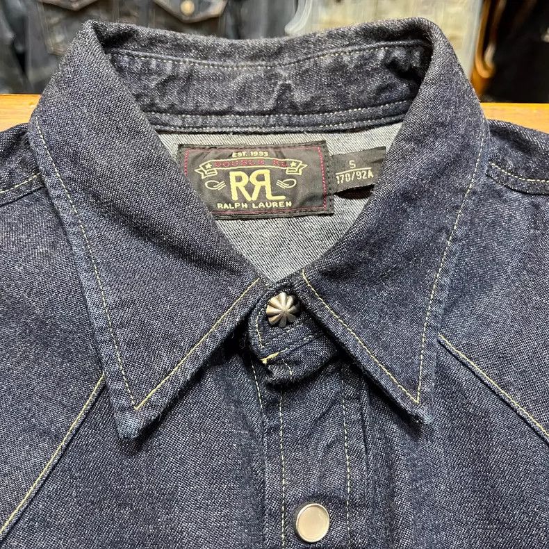 RRL Ralph Lauren RRL Ralph Lauren Huazai denim shirt Size US S / EU 44-46 / 1 - 4 Thumbnail