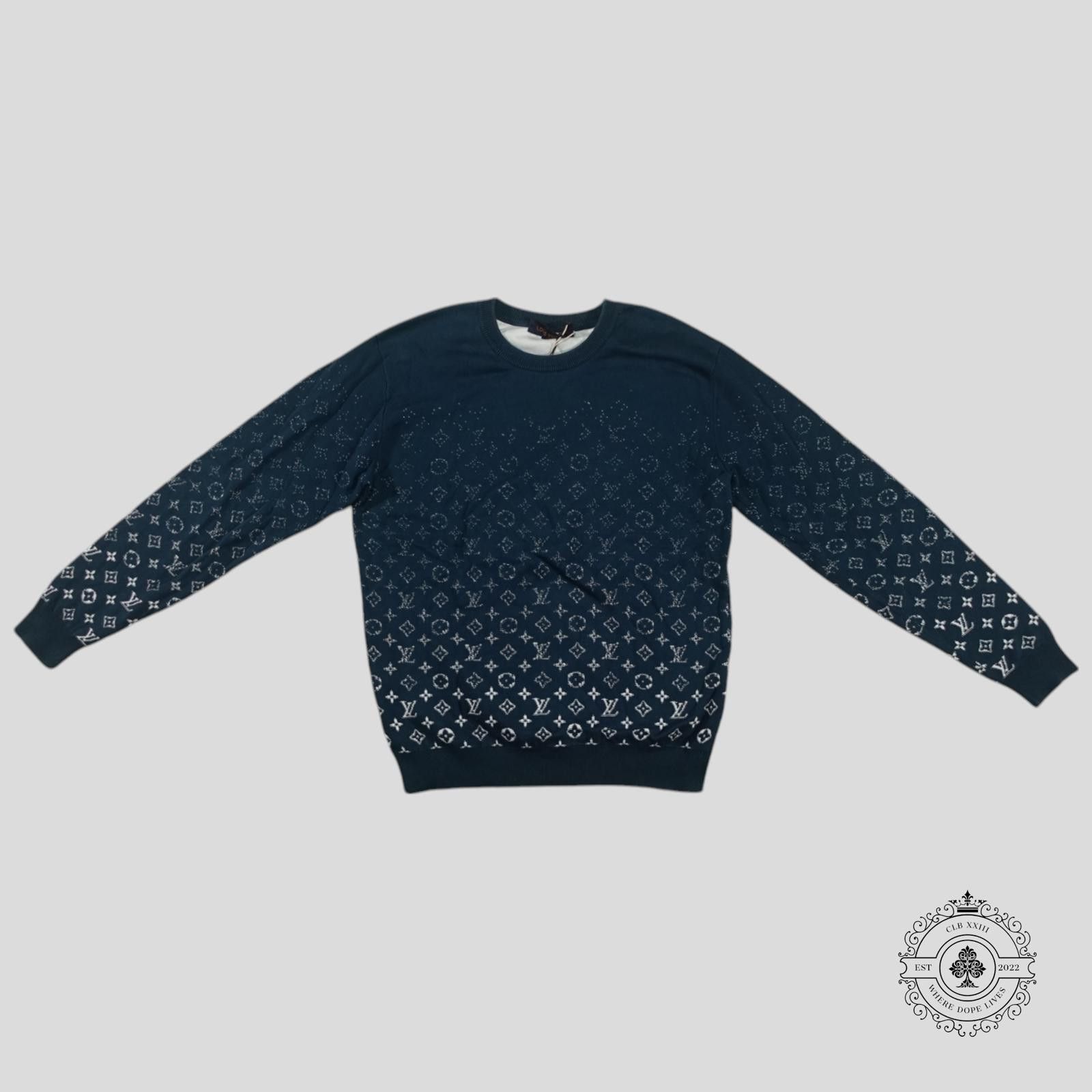 Louis Vuitton Louis Vuitton Monogram Degrade Knitwear in Navy Size US L / EU 52-54 / 3 - 1 Thumbnail