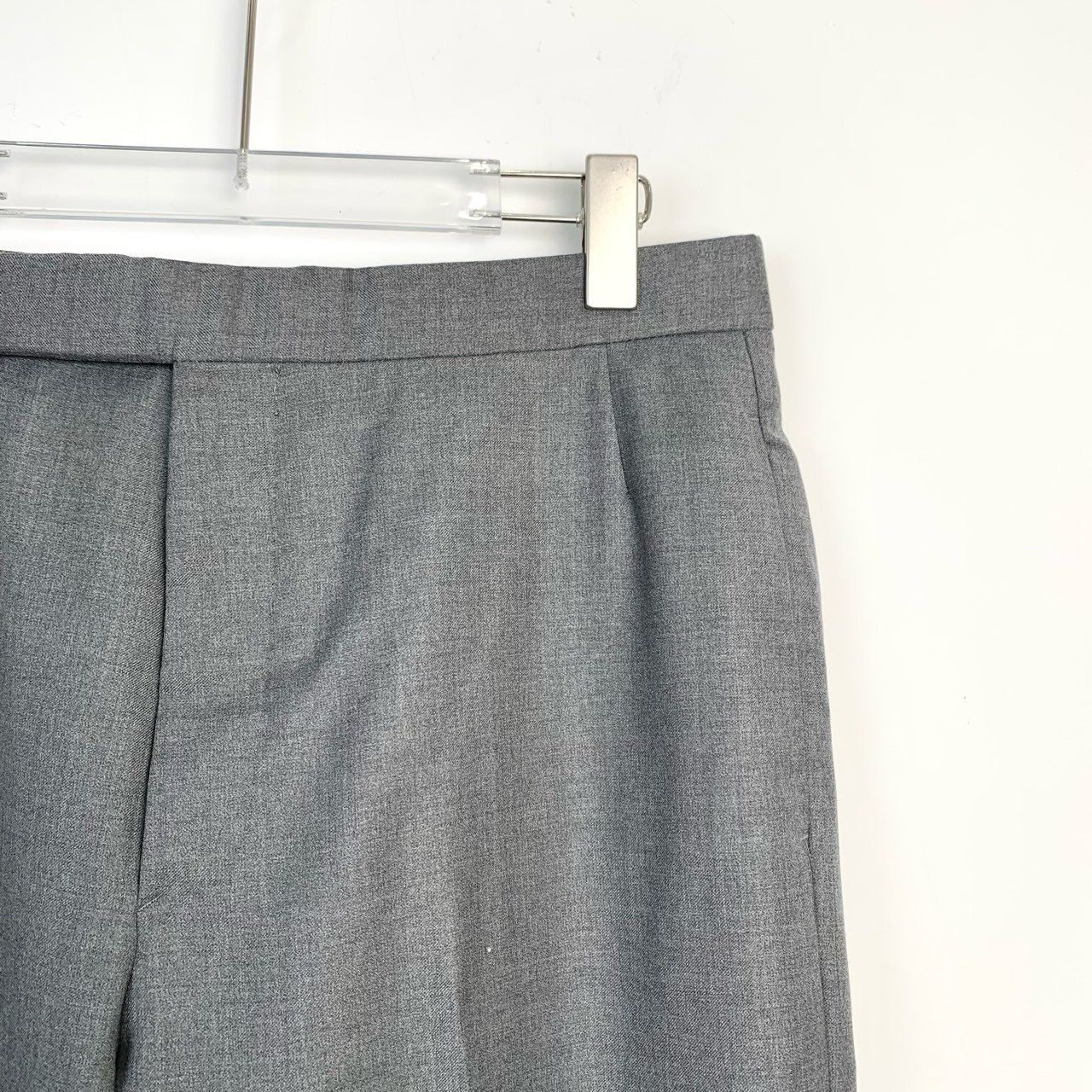 Thom Browne [Thom Browne] Grey Wool Cuff Dress Pants 2/M Size US 28 / EU 44 - 5 Thumbnail