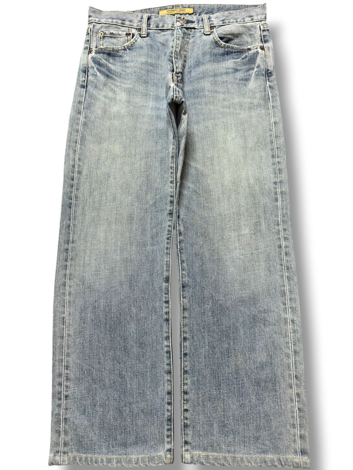 Uniqlo Vintage Uniqlo S-003 Easy Fit Straight Baggy Faded Denim Size US 32 / EU 48 - 1 Thumbnail