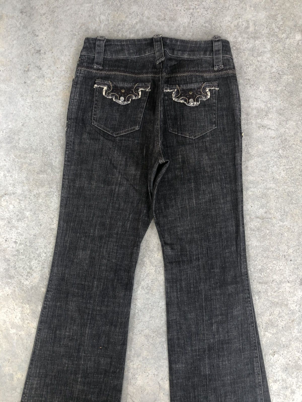 If Six Was Nine Japanese Allumette Flared Jeans Distressed Jeans Size US 28 / EU 44 - 8 Thumbnail