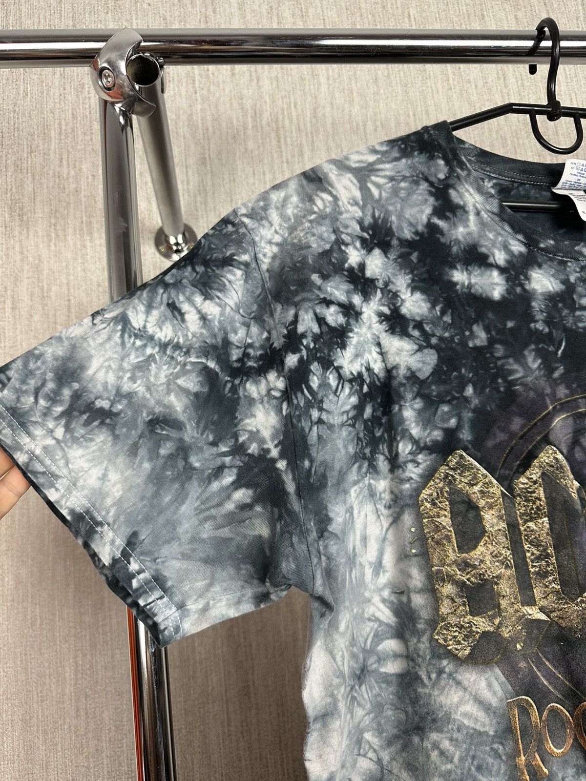 AC/DC × Band Tees 2015 Ac Dc Rock or Bust Europe Tour Tie dye Band Tee T shirt Size US XL / EU 56 / 4 - 4 Thumbnail
