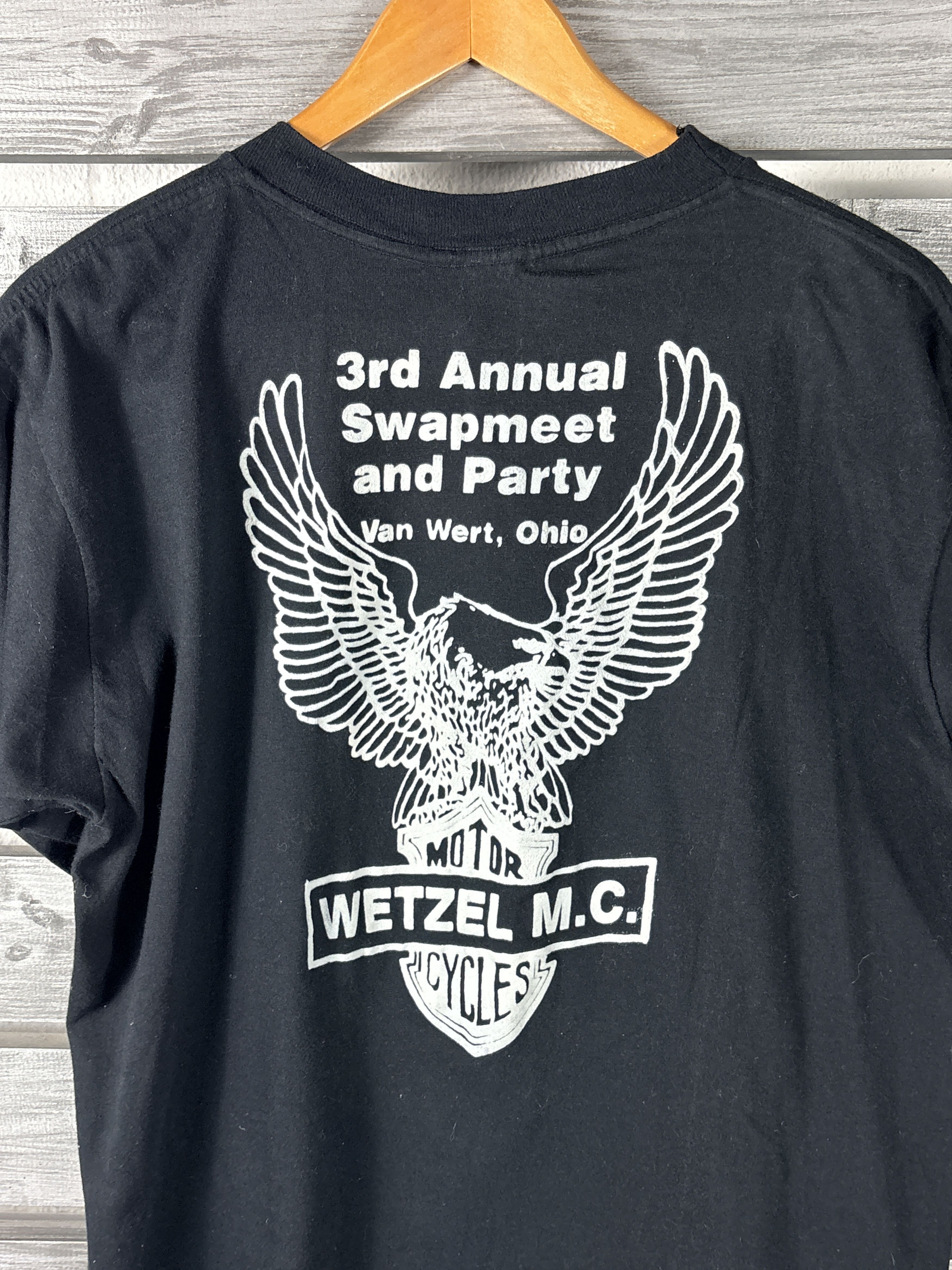 Other Vintage 80s Jerzees T-Shirt Mens XL/L Biker Motorcycle Skull Size US L / EU 52-54 / 3 - 5 Thumbnail