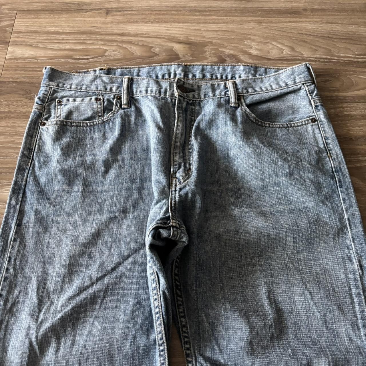 Levi's Crazy Vintage Y2K/2000s Baggy Levis 569 Light Wash Skater Style Denim Jeans! 38x30 Size US 38 / EU 54 - 5 Thumbnail