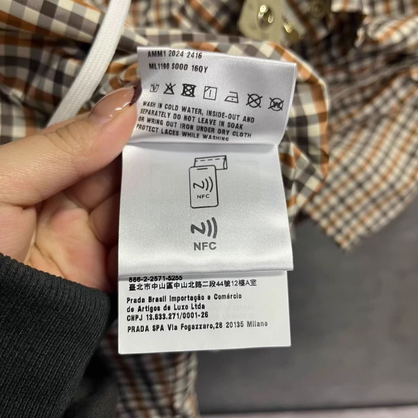 Miu Miu MIU MIU Khaki Logo Print Hooded Jacket Size XS / US 0-2 / IT 36-38 - 4 Thumbnail