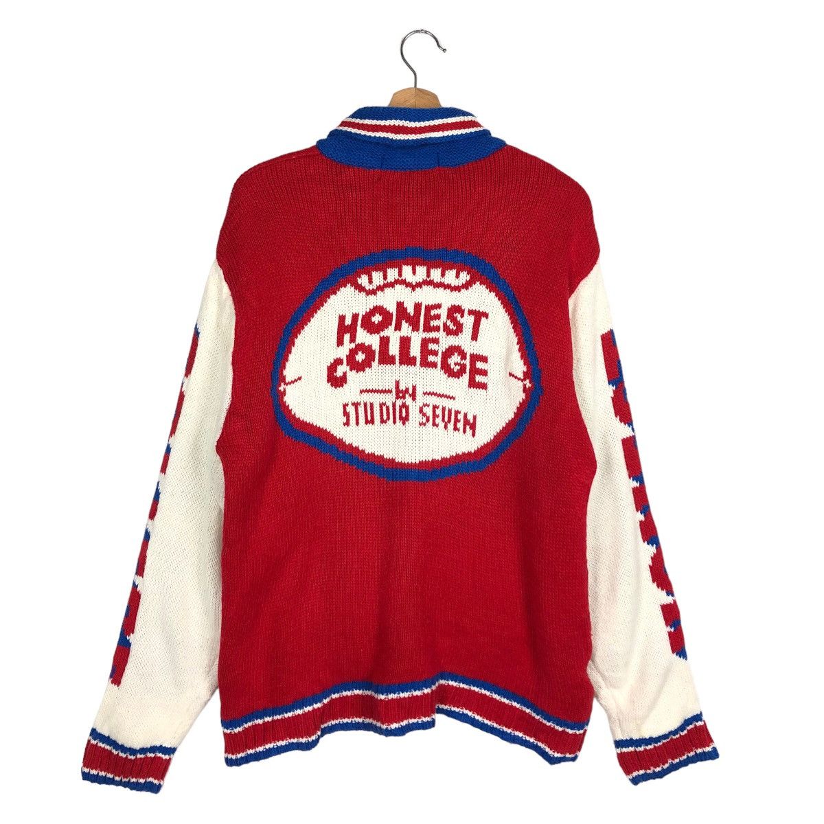 Hysteric Glamour VINTAGE KNIT JACKET HONEST COLLEGE INSPIRE HYSTERIC GLAMOUR Size US M / EU 48-50 / 2 - 7 Thumbnail