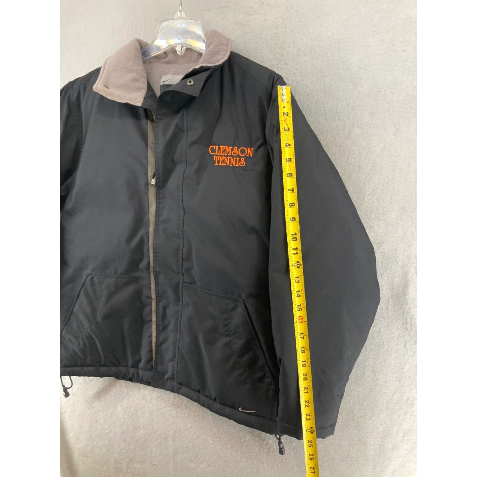Nike Nike Mens Jacket Medium Black Fleece Lined Clemson Tennis Size US M / EU 48-50 / 2 - 4 Thumbnail