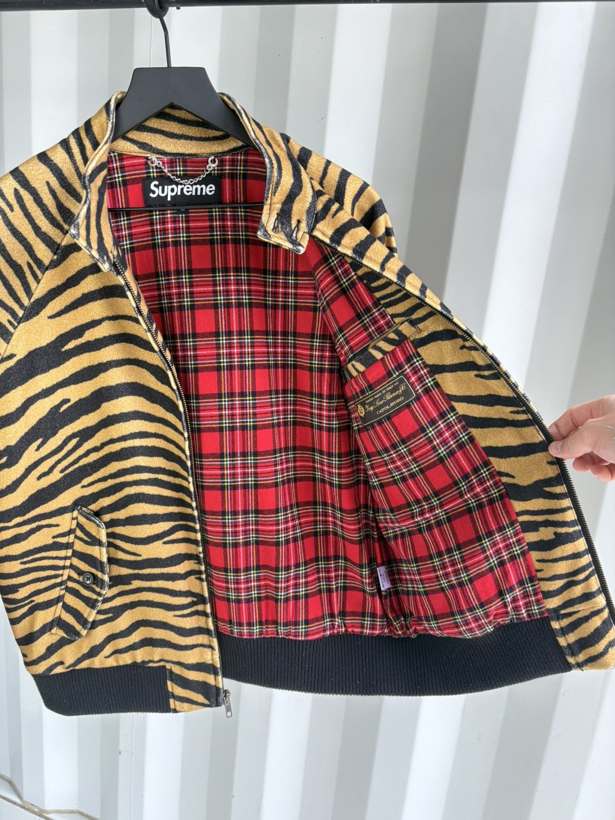 Loro Piana Supreme Loro Piana Tiger Print Wool Jacket Size US M / EU 48-50 / 2 - 6 Thumbnail