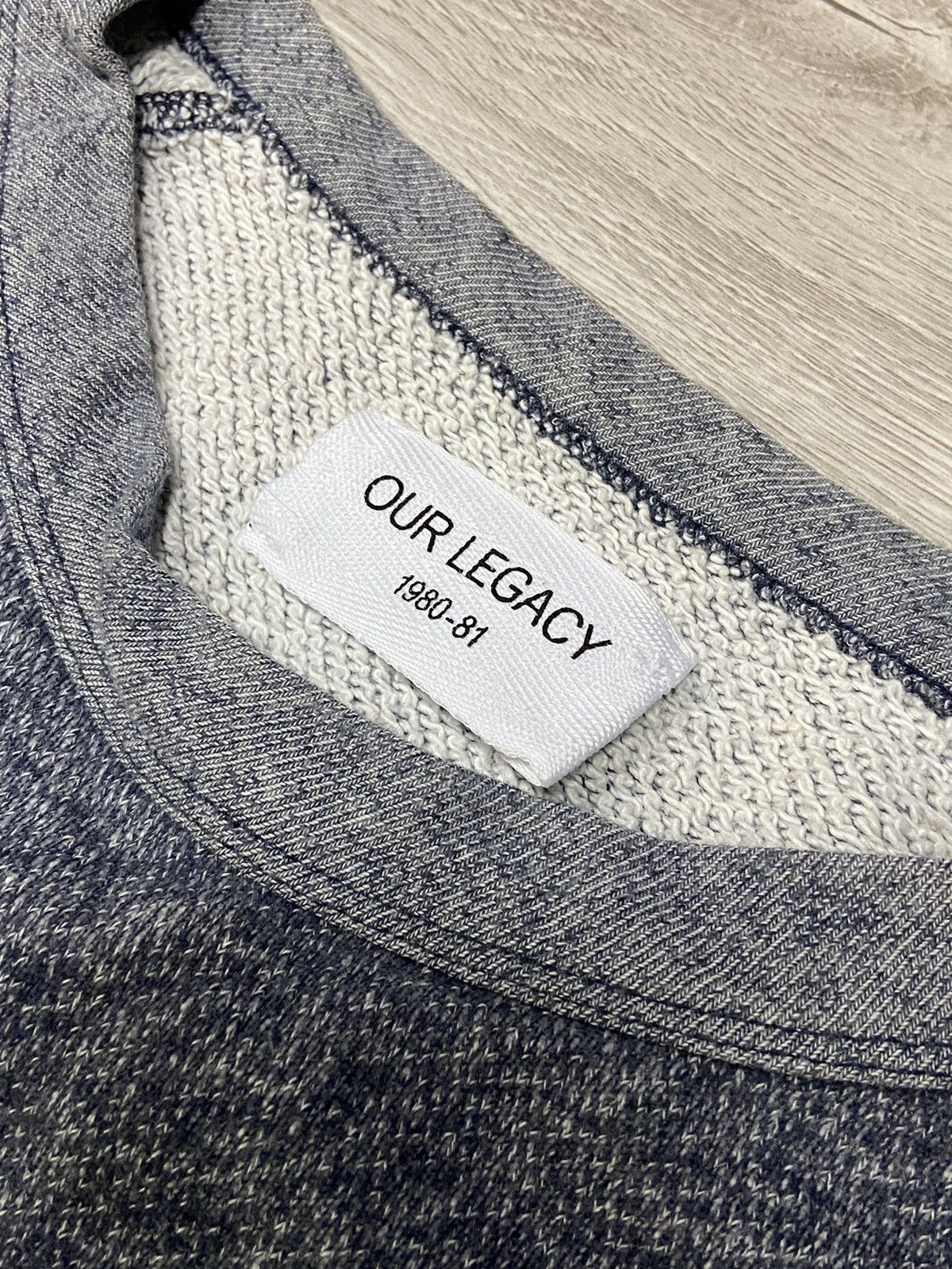 Our Legacy Our Legacy Great Sweat Grey Melange Sweatshirt Size US L / EU 52-54 / 3 - 3 Thumbnail