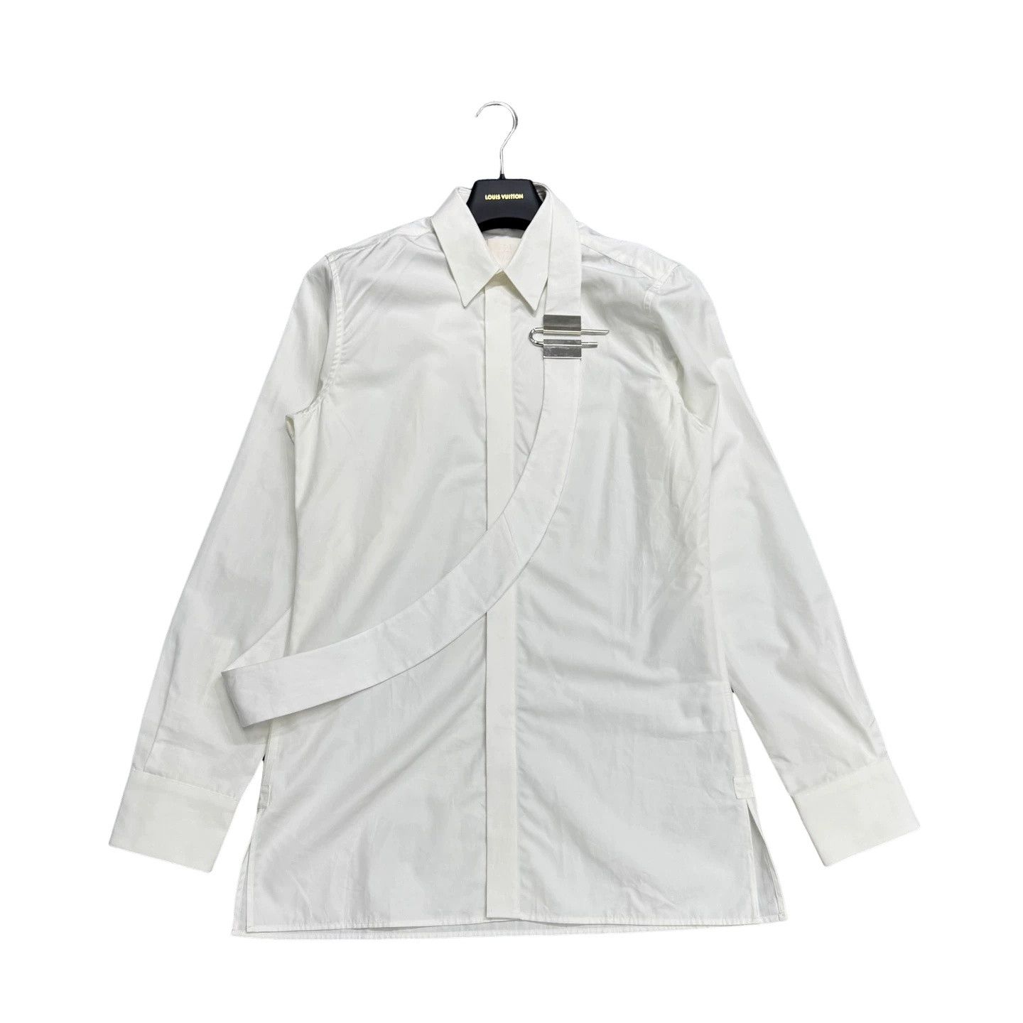 Givenchy Givenchy Metal Buckle Detail Cotton Shirt US M Size US M / EU 48-50 / 2 - 1 Thumbnail