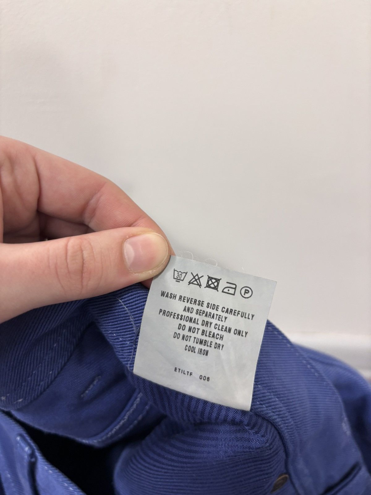 Tom Ford Tom Ford TF001 Men’s Relaxed Loose Blue Denim Jeans Size US 34 / EU 50 - 12 Thumbnail