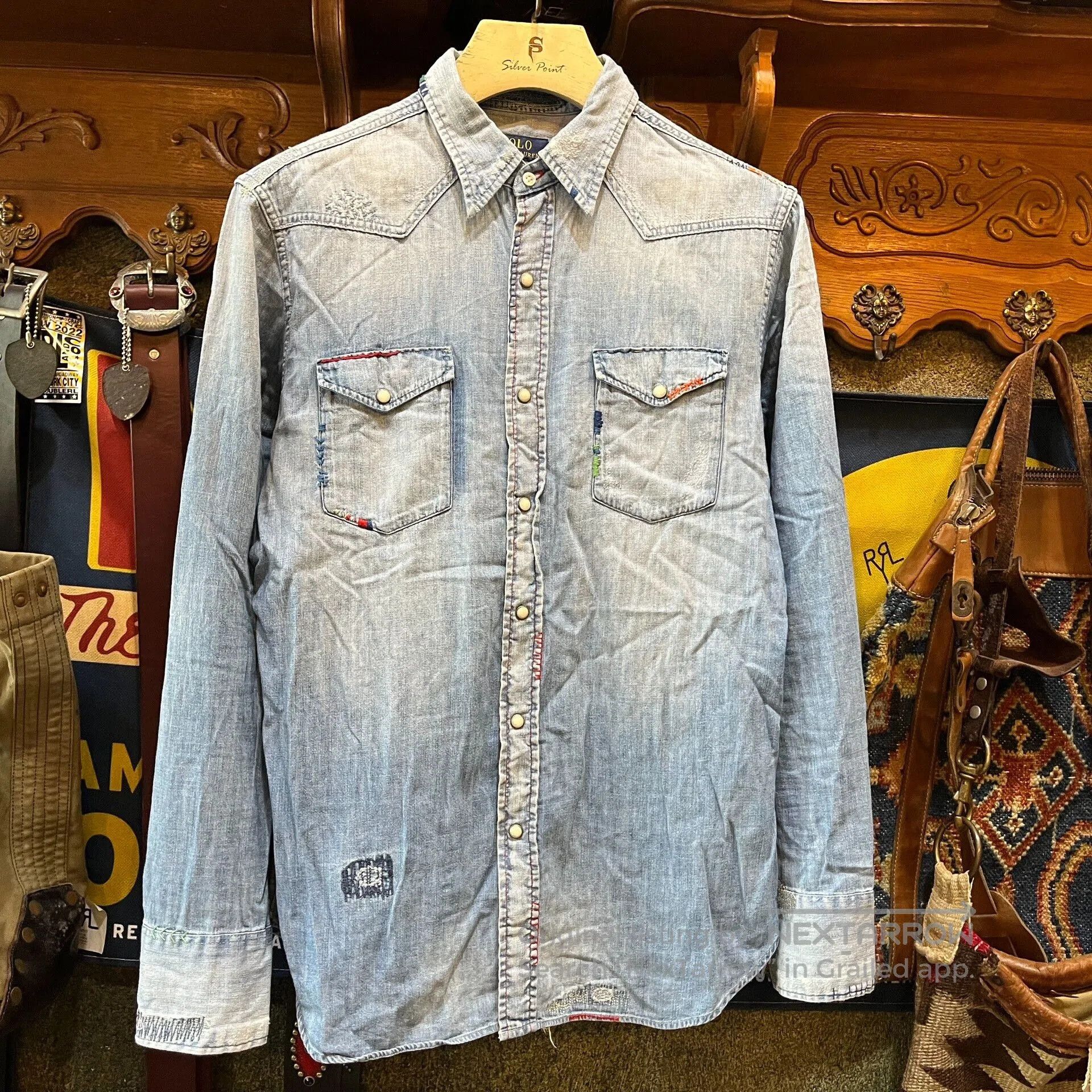 RRL Ralph Lauren Double RL Ralph Lauren Embroidered Shirt. Size US S / EU 44-46 / 1 - 5 Thumbnail