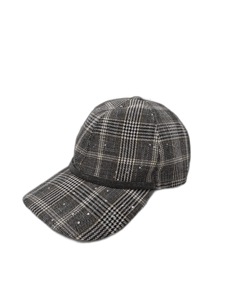 Brunello Cucinelli New Brunello Cucinelli Baseball Cap with Sequins Size ONE SIZE - 1 Thumbnail