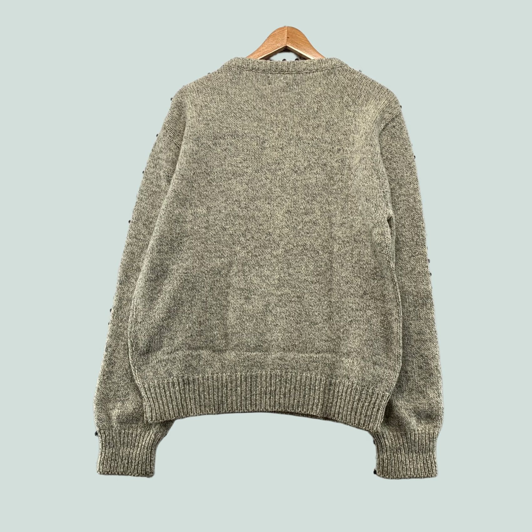 Lord & Taylor Lord Taylor Vintage Wool Knit Sweater Mens M Gray Crewneck 90s Winter Casual Pullover shirt Size US M / EU 48-50 / 2 - 1 Thumbnail