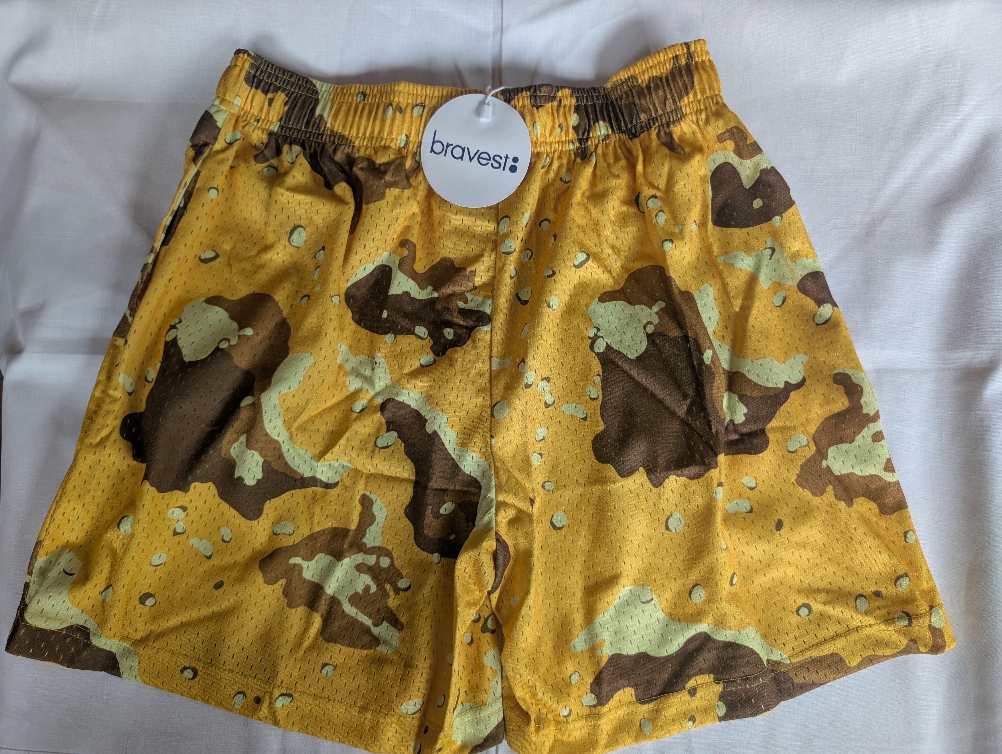 Bravest Studios XS Bravest Studios Shorts Camo Yellow Size US 26 / EU 42 - 1 Thumbnail