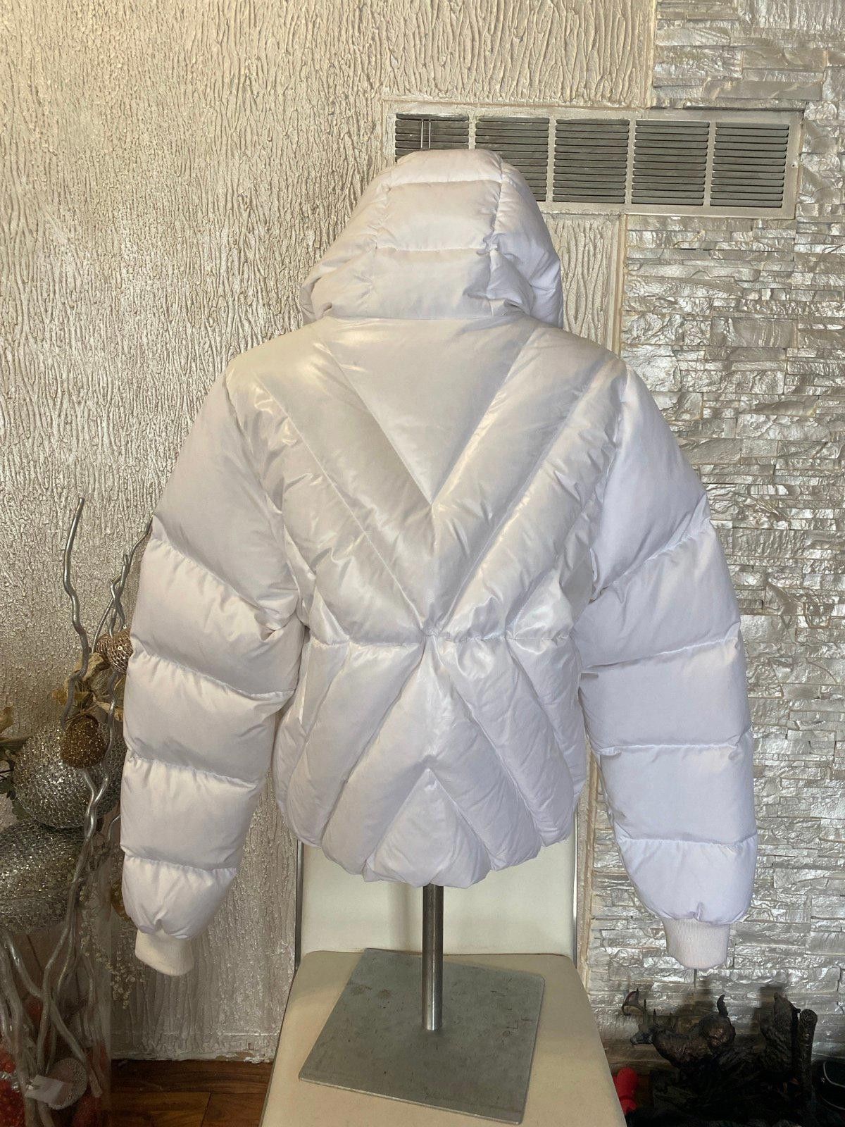 Khrisjoy Khrisjoy Crop Puff Jacket | White Sz 2 Size XS / US 0-2 / IT 36-38 - 8 Thumbnail