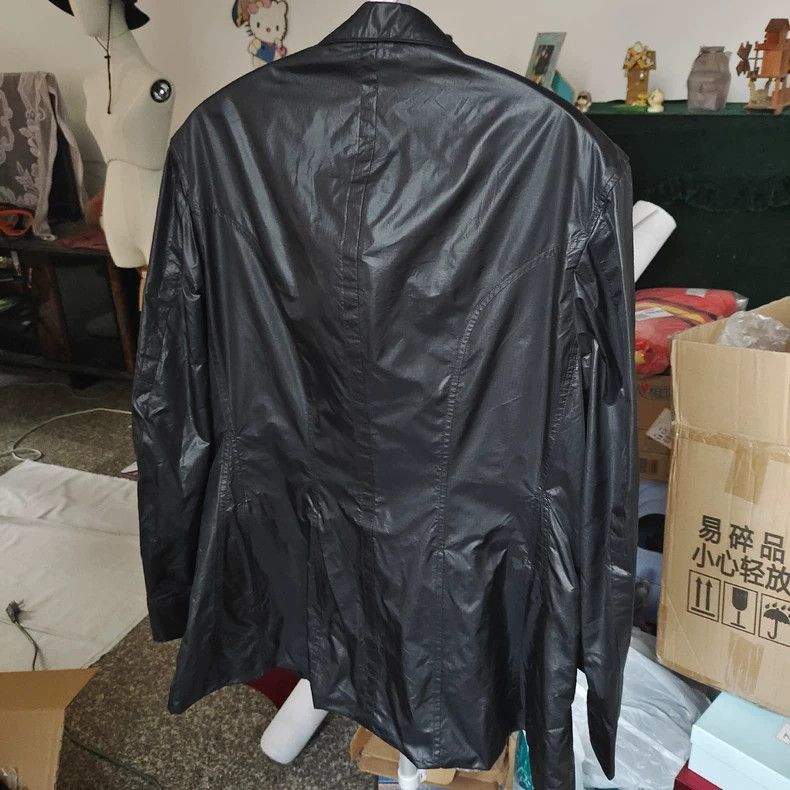 Yohji Yamamoto Yohji Yamamoto Yohji Yamamoto Nylon Suit Jacket Size 2 Size US L / EU 52-54 / 3 - 3 Thumbnail