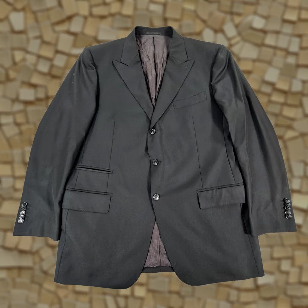 Suitsupply Suitsupply Jacket Mens 50 Suit Black 50R Washington Wool Blazer Vitale Barberis Size 50R - 1 Thumbnail