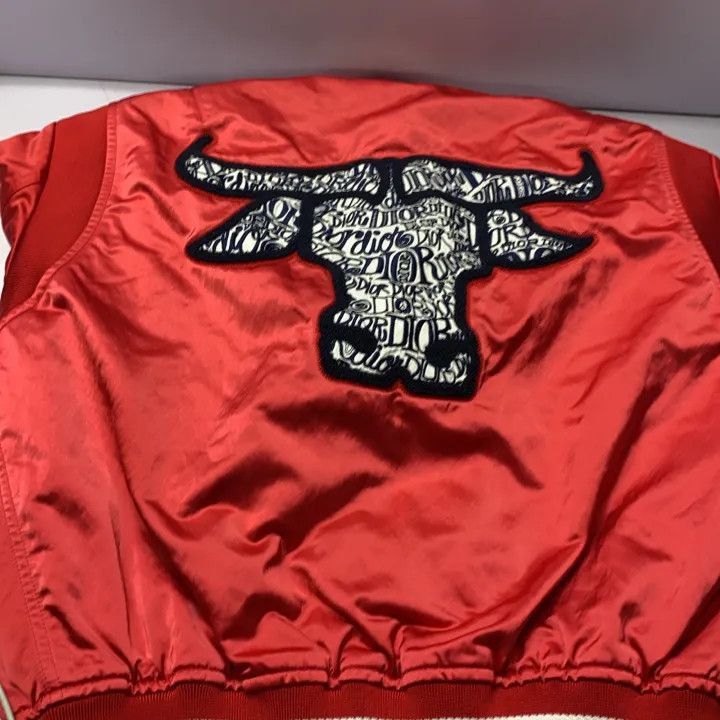 Dior Dior Dior Red Letter Print Pilot Jacket for Men 0079-2507 Size US L / EU 52-54 / 3 - 6 Thumbnail