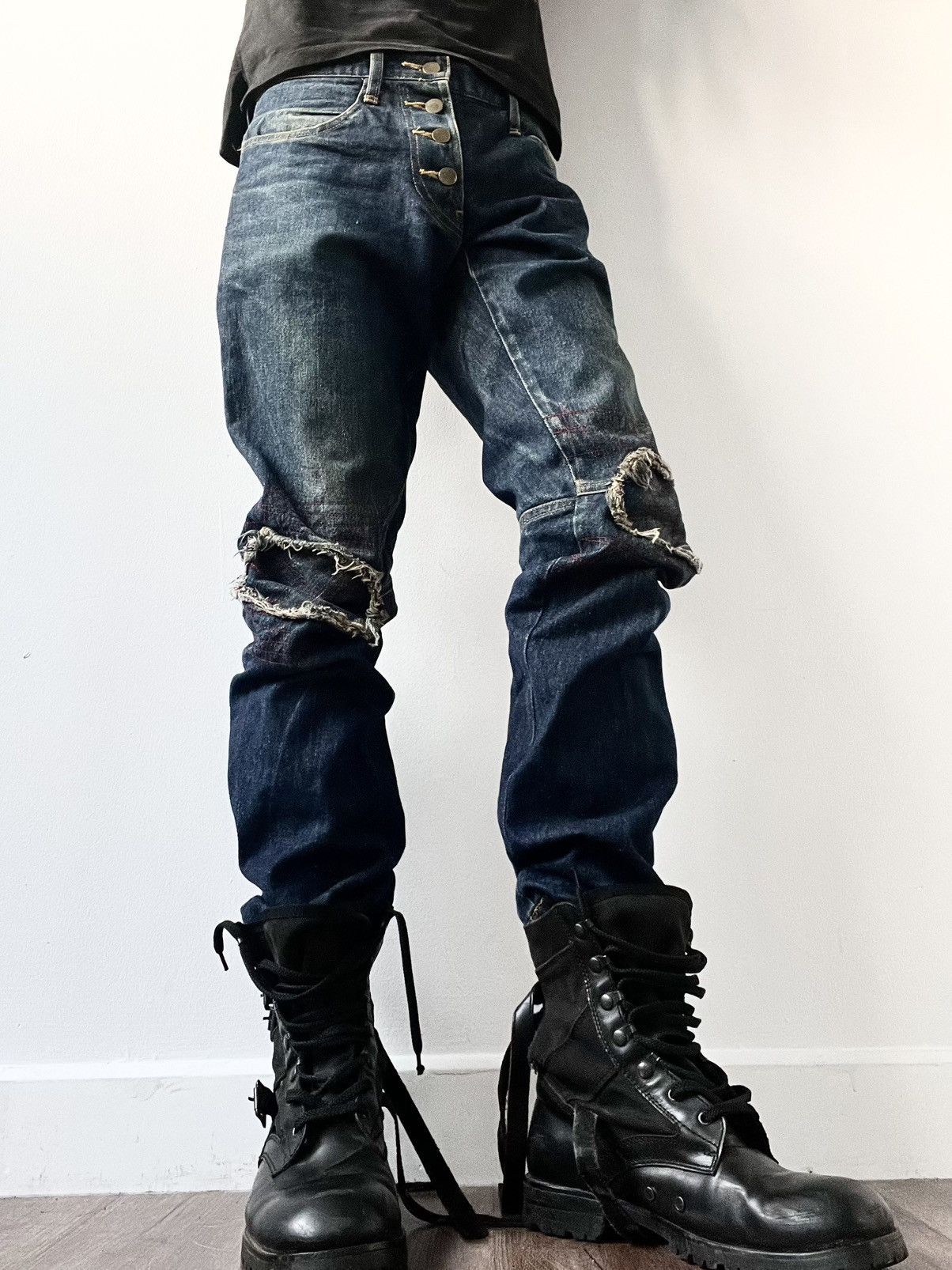 90s Christopher Nemeth Distressed Jeans