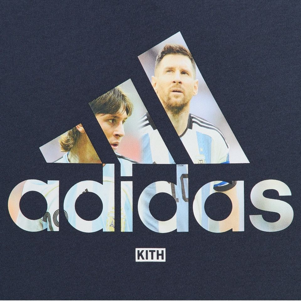 Kith Kith & Messi for Adidas Football graphic tee size medium Size US M / EU 48-50 / 2 - 3 Thumbnail