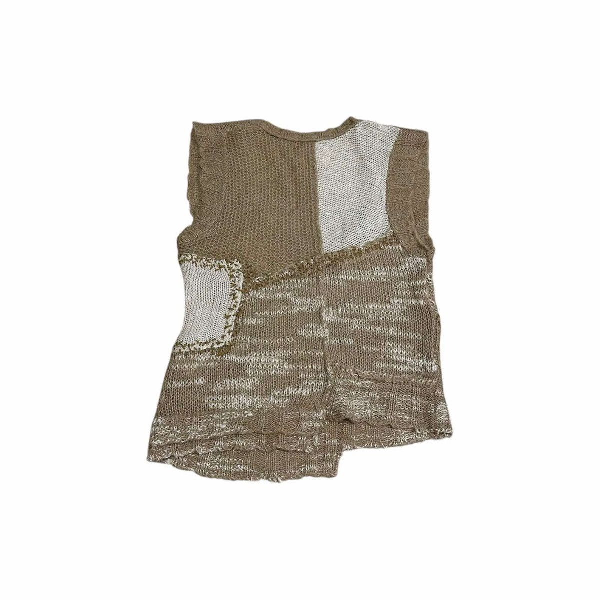 Hysteric Glamour × If Six Was Nine × Japanese Brand 🔥Sick Y2K Rna Distressed Knit Asymmetric Sleeveless Punk Size US M / EU 48-50 / 2 - 6 Thumbnail