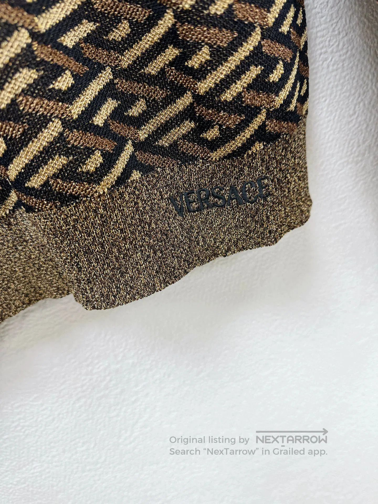 Versace VERSACE Embroidered Knit Sweater. Size US S / EU 44-46 / 1 - 5 Thumbnail