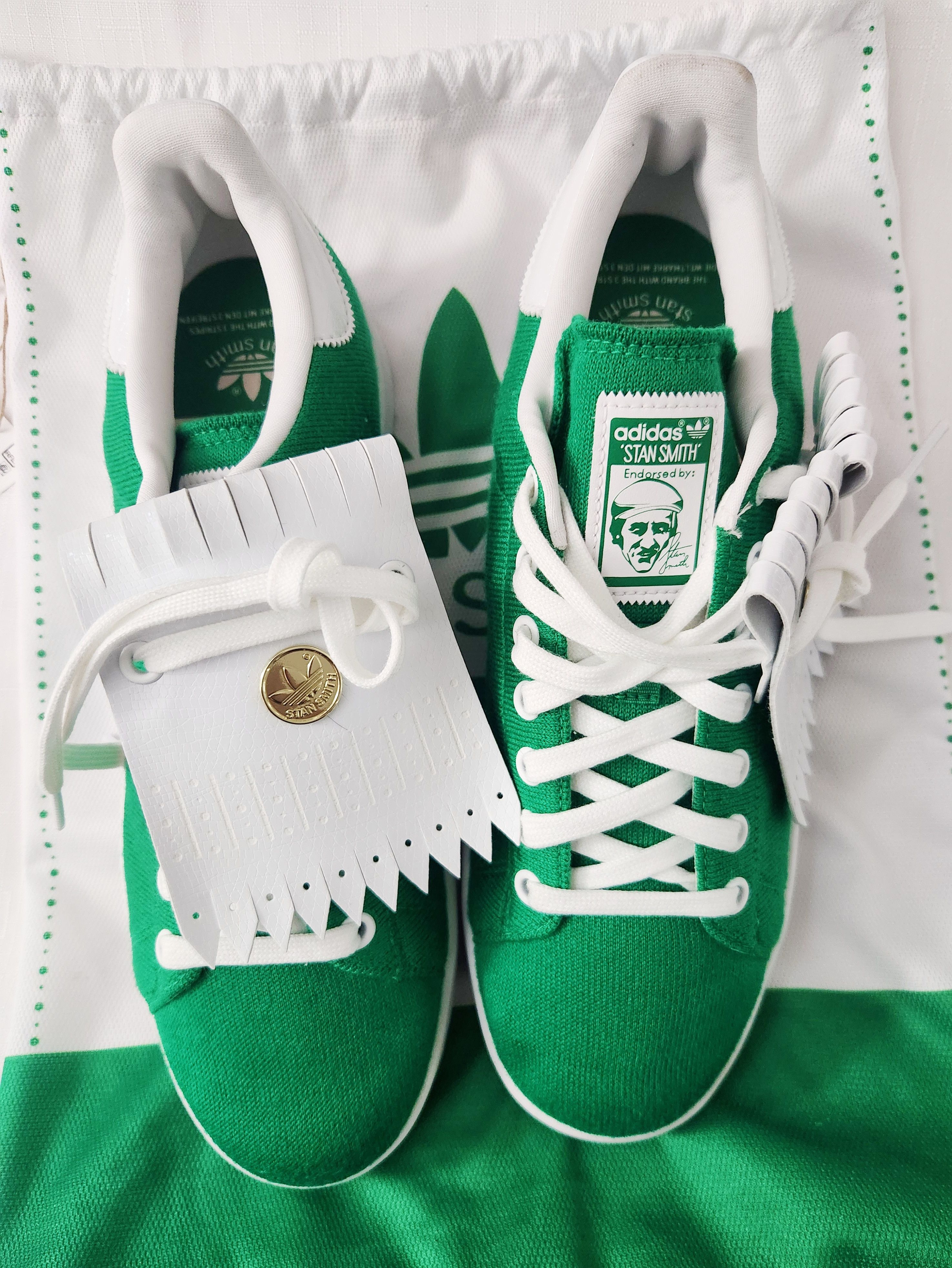 Adidas ADIDAS GOLF STAN SMITH PRIME GREEN LIMITED EDITION S29262 Size US 9.5 / EU 42-43 - 10 Thumbnail