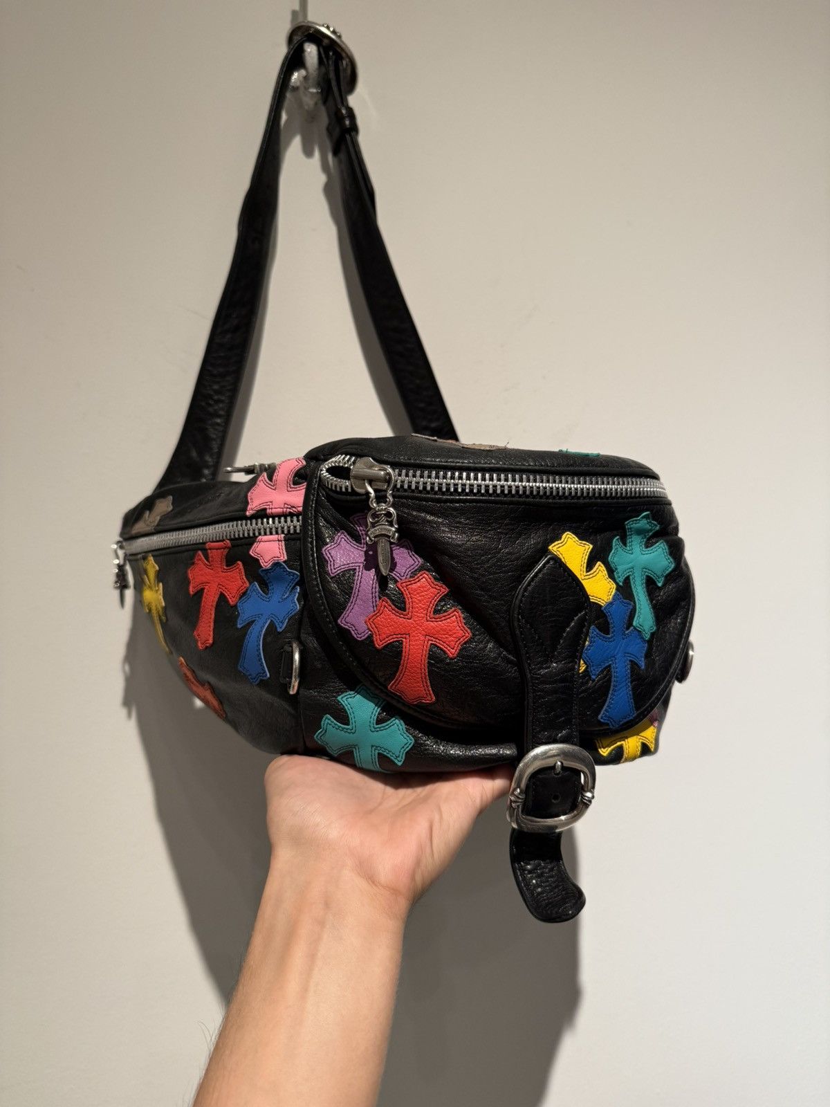 Chrome Hearts XXL SNAT BAG FLOODED RAINBOW Size ONE SIZE - 3 Thumbnail