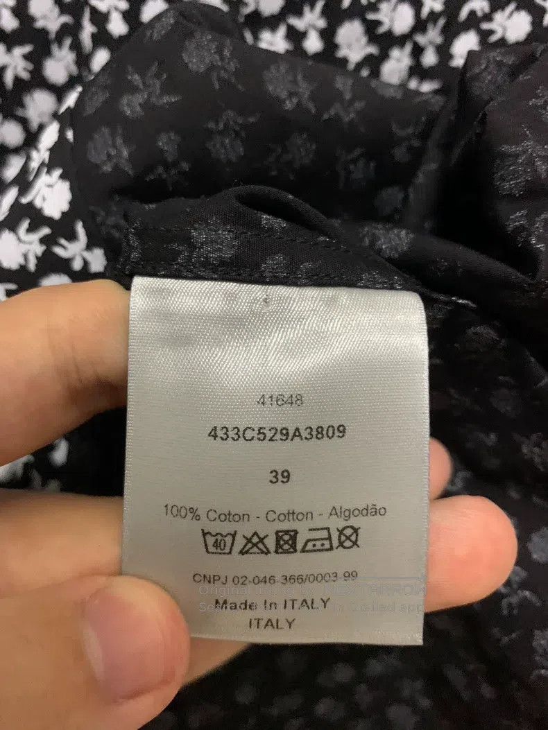 Dior Dior size 39 Rose print shirt Size US S / EU 44-46 / 1 - 4 Thumbnail