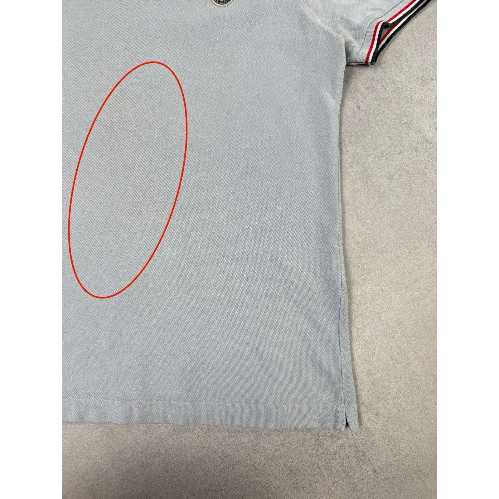 Moncler Moncler Maglia Polo Manica Corta Men T Shirt Tee Logo Size US L / EU 52-54 / 3 - 6 Thumbnail