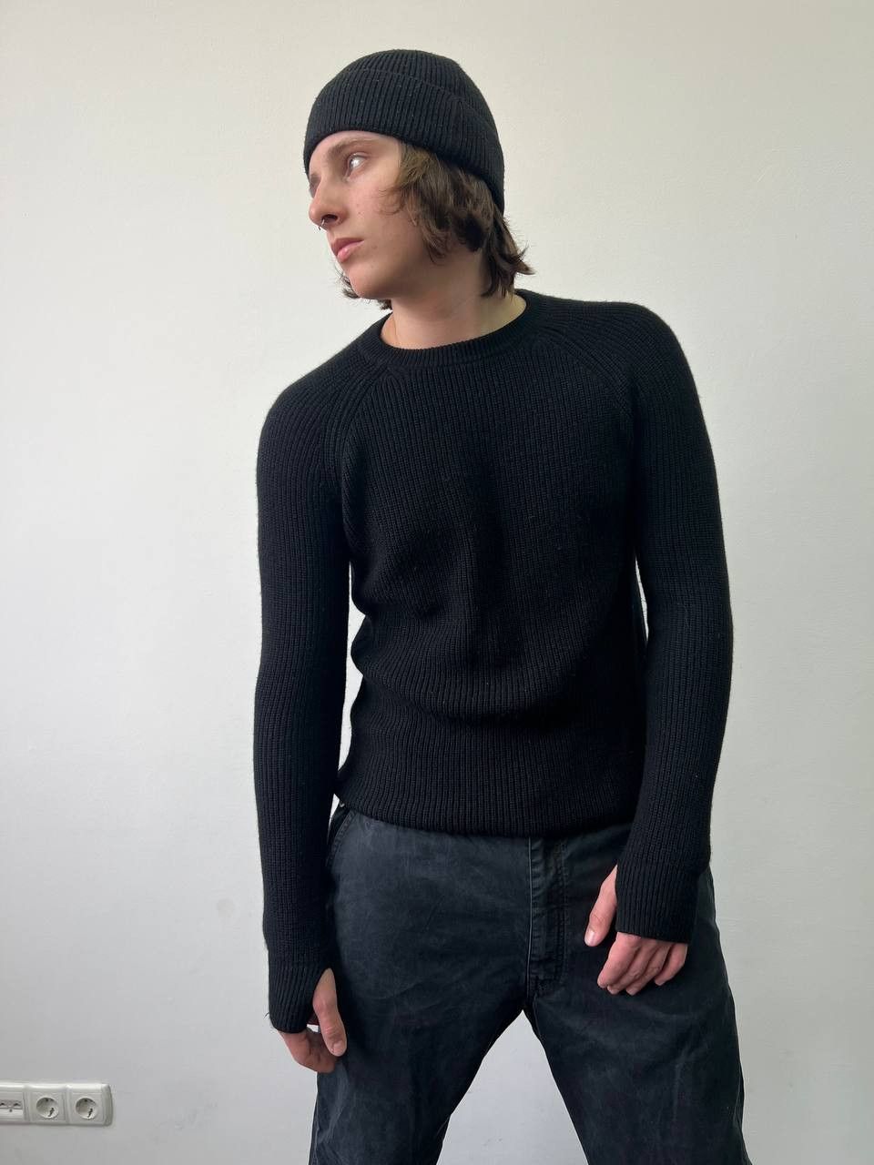 Helmut Lang Helmut Lang Rib Knit Cashmere Wool blend sweater Size US M / EU 48-50 / 2 - 2 Thumbnail