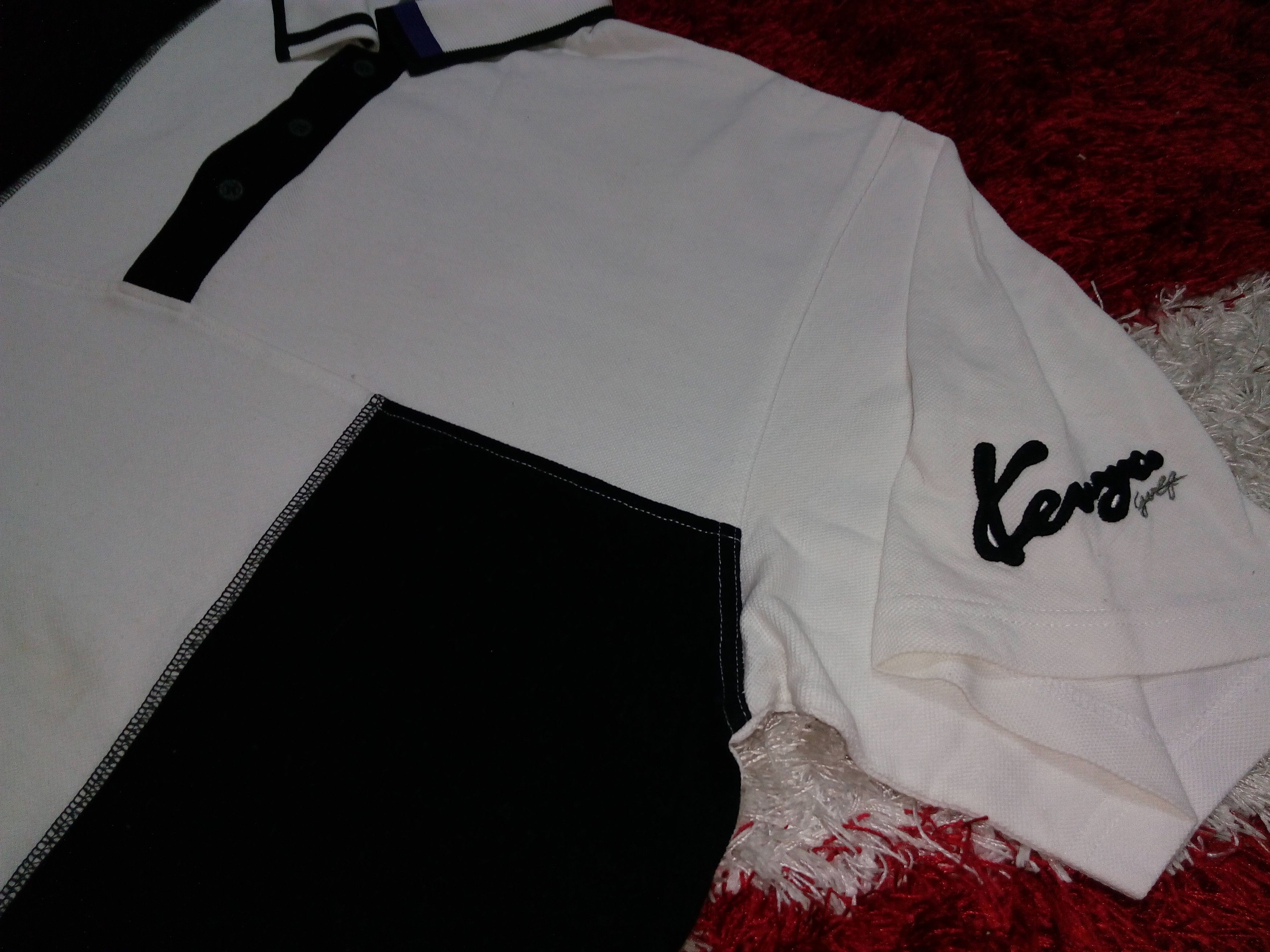 Kenzo Vintage 90s Kenzo T-shirt Kenzo Paris Patchwork Polo's Tees Size US XL / EU 56 / 4 - 3 Thumbnail