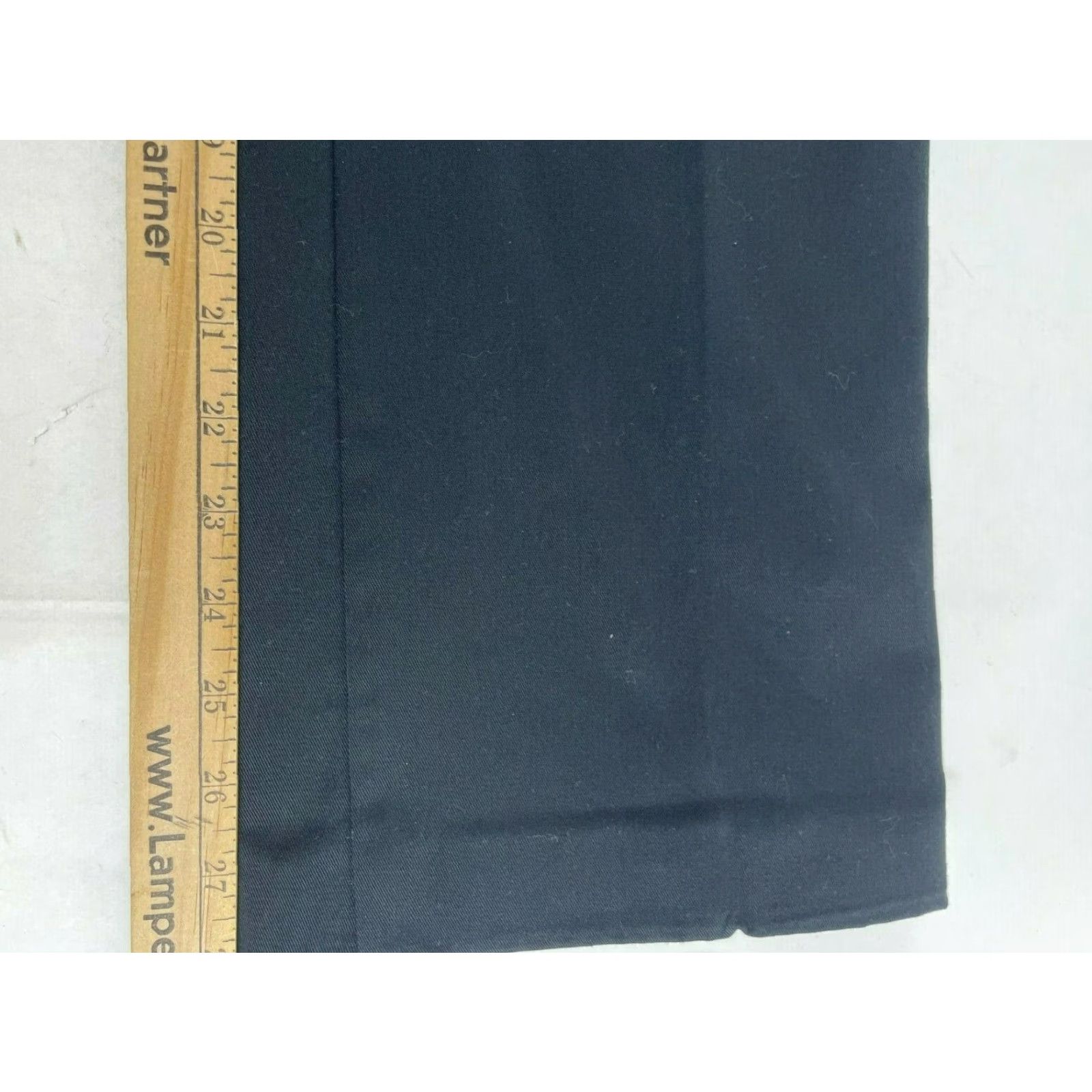 Vintage Land's End Dress Pants Women's 6 Black Flat Front Straight Hemmed to 28 Pockets Classic Casual Formal Dress Pants Mens Womens Girls Boys Size 28" / US 6 / IT 42 - 5 Thumbnail