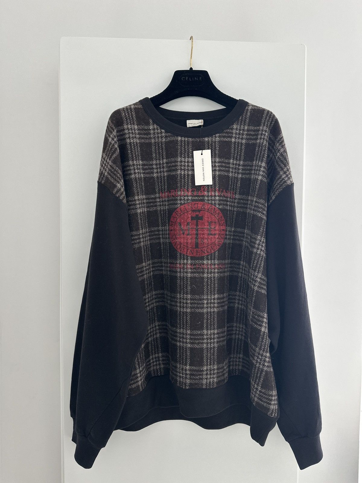 Dries Van Noten Dries Van Noten Archive Oversized Sweatshirt Size US L / EU 52-54 / 3 - 3 Thumbnail
