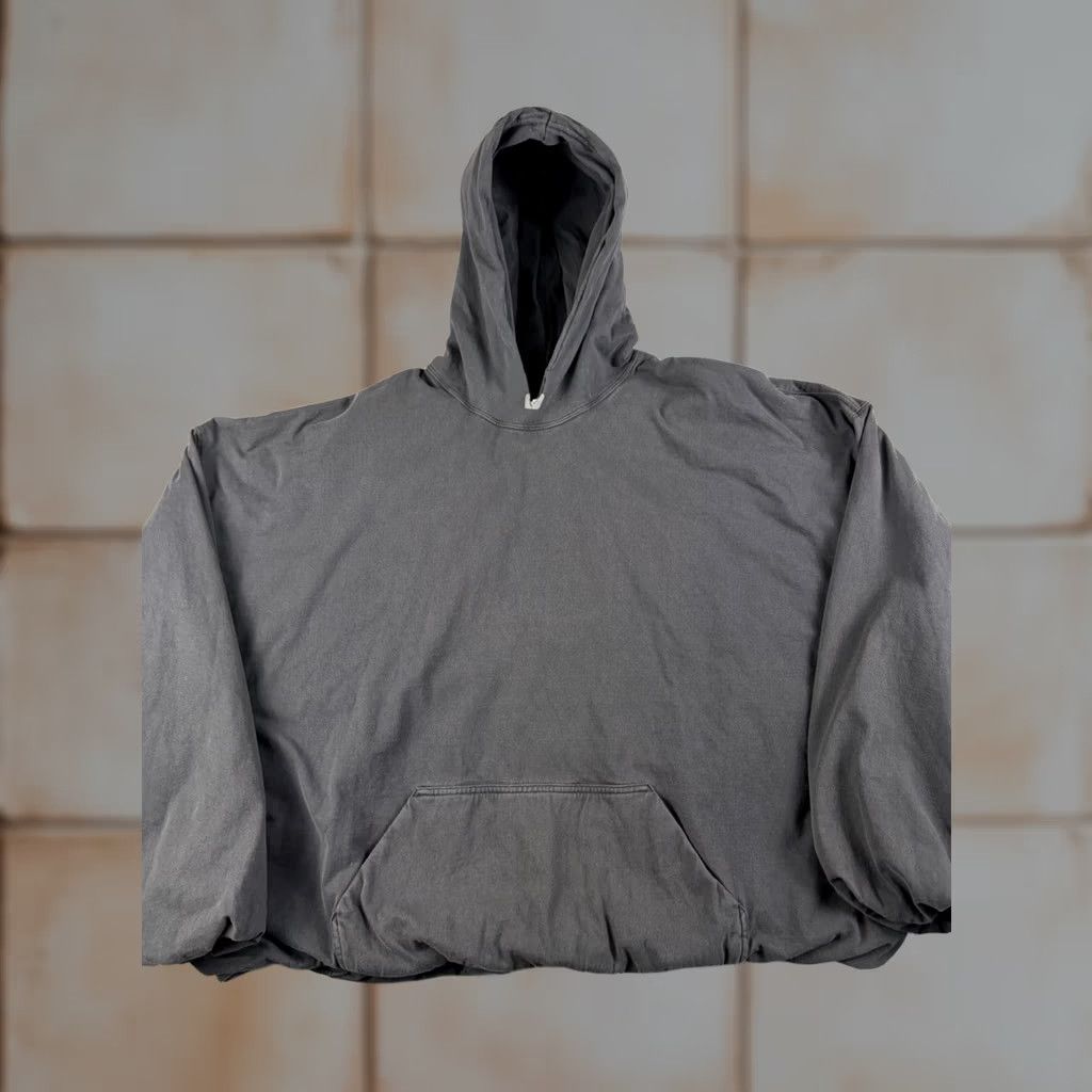 Gap Yeezy Gap Hoodie Mens Large Black YZY Kanye West Heavyweight Oversize Sweatshirt Hoodie Pullover Long Sleeve Round Neck Regular Fit Fashion Size US L / EU 52-54 / 3 - 1 Thumbnail