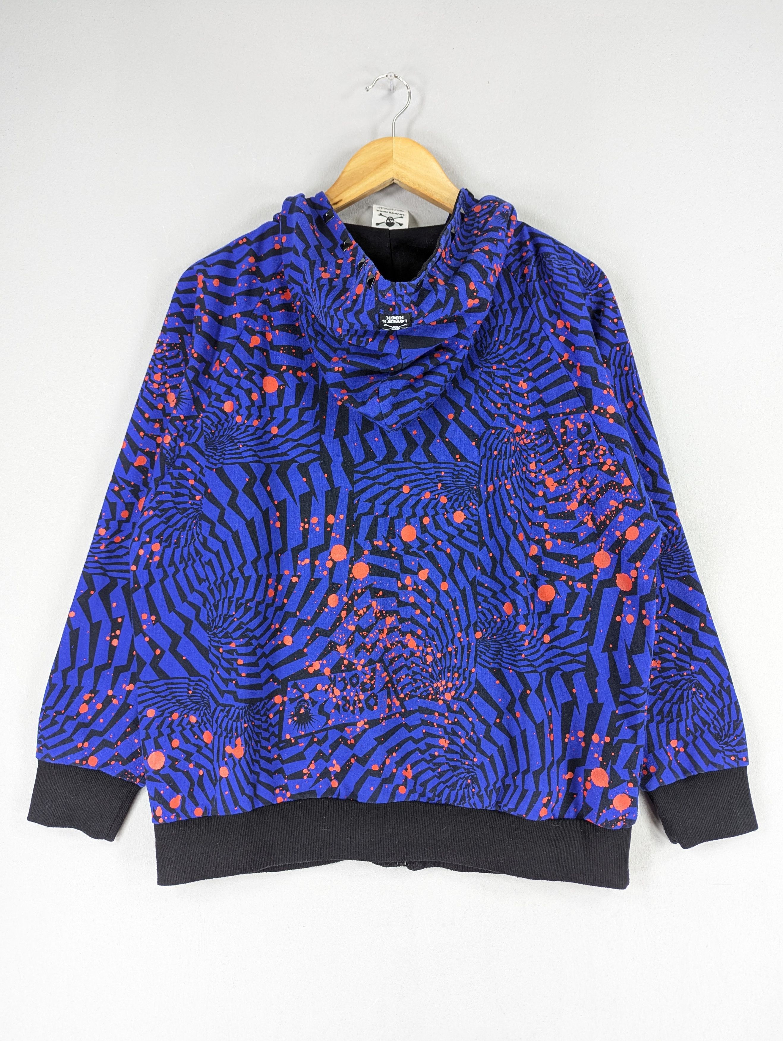 Japanese Brand Super Lovers Lovers Rock Zipper Hoodie Jacket Size US M / EU 48-50 / 2 - 14 Thumbnail