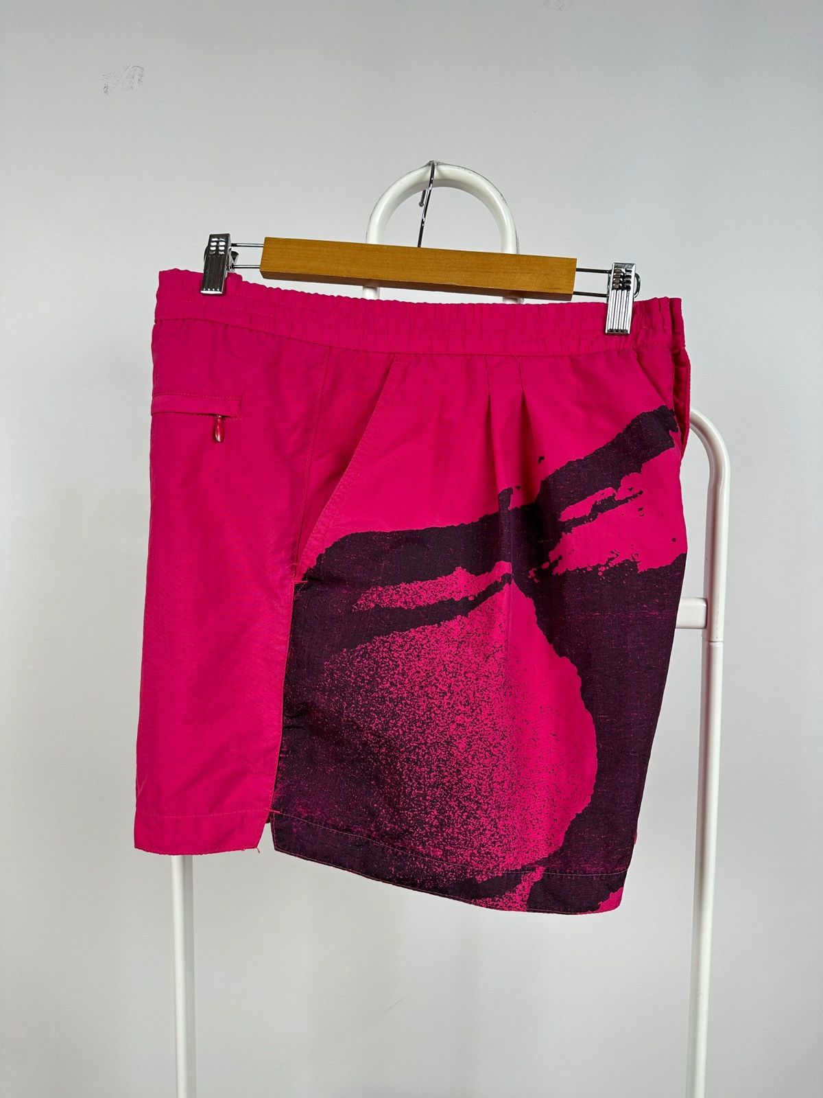 Nike Vintage Nike Challenge Court Nylon Pink Shorts Andre Agassi Size US 36 / EU 52 - 4 Thumbnail