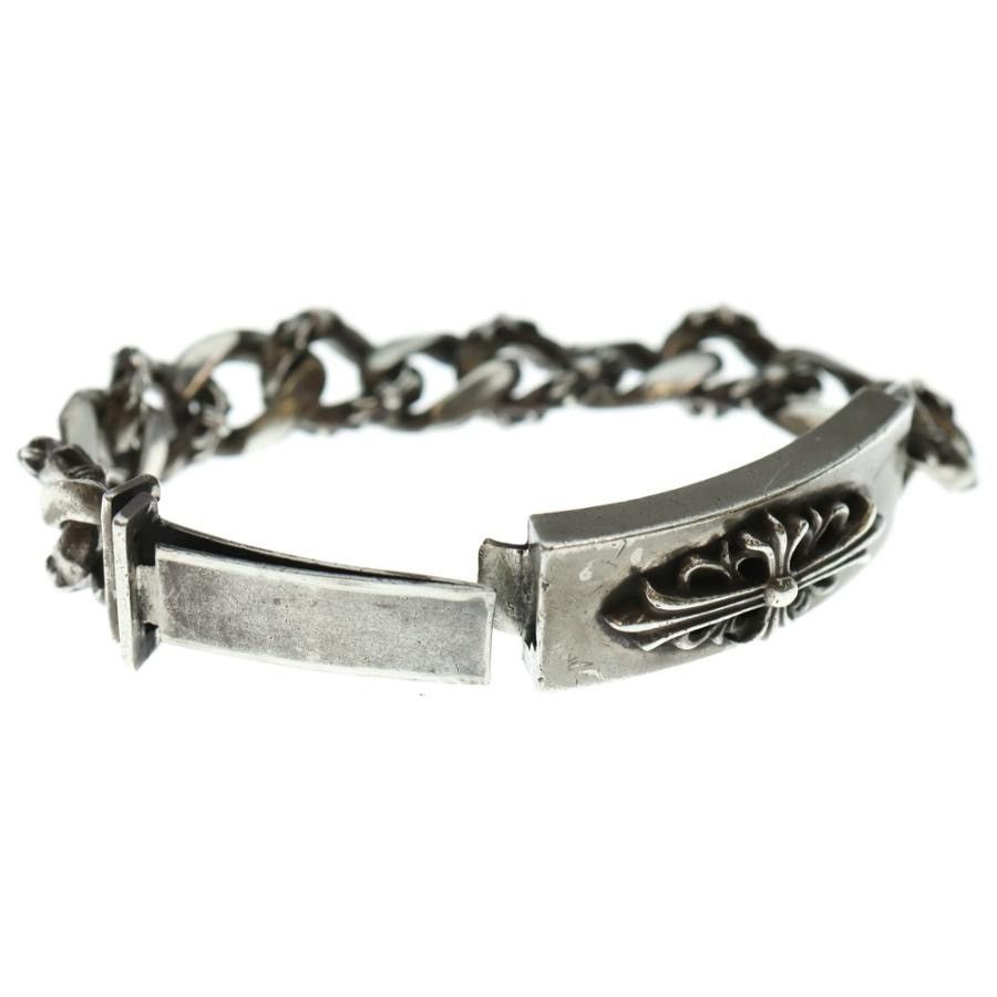 Chrome Hearts 11LINK Chrome Hearts Floral Fancy Link ID Bracelet Silver Size ONE SIZE - 6 Thumbnail