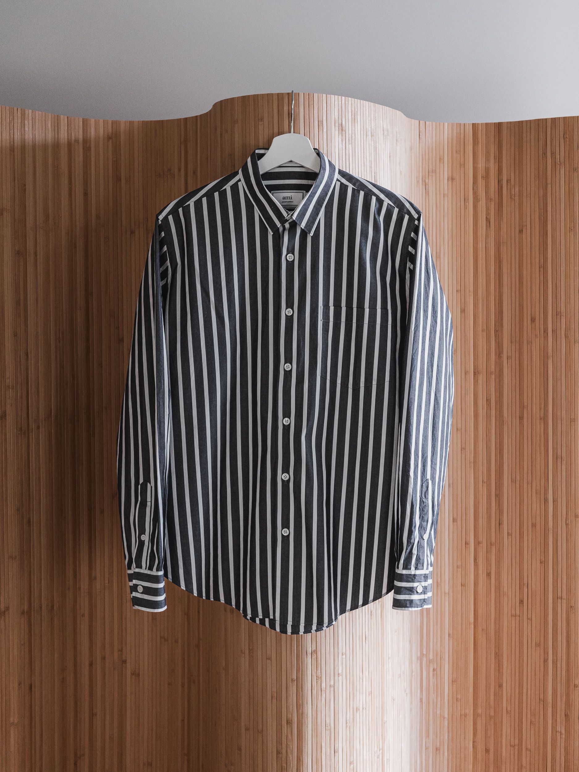 AMI Bengal Stripe Shirt Size US M / EU 48-50 / 2 - 1 Thumbnail