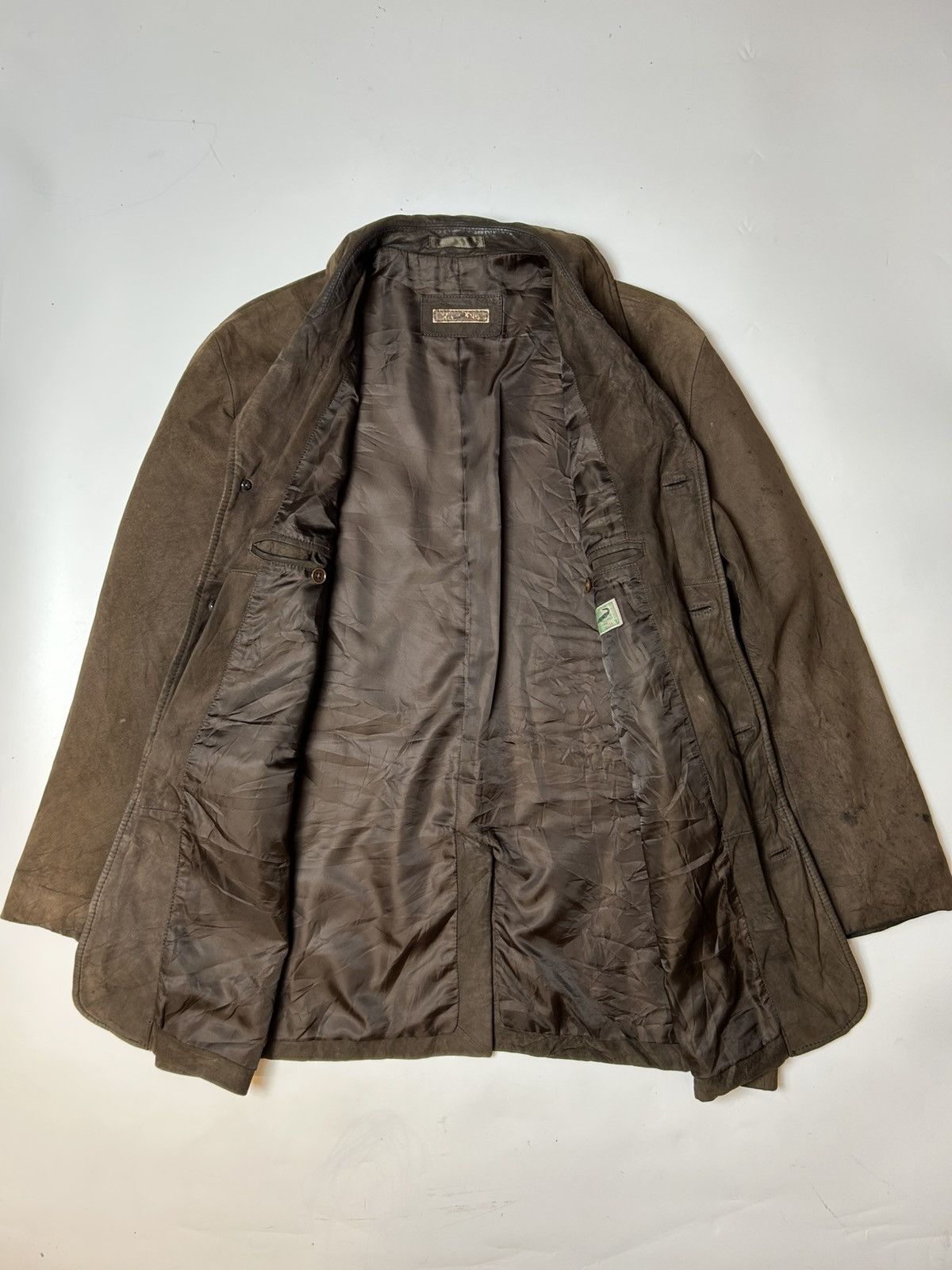 Lacoste × Vintage CROCODILE LEATHER JACKET Size US XL / EU 56 / 4 - 2 Thumbnail