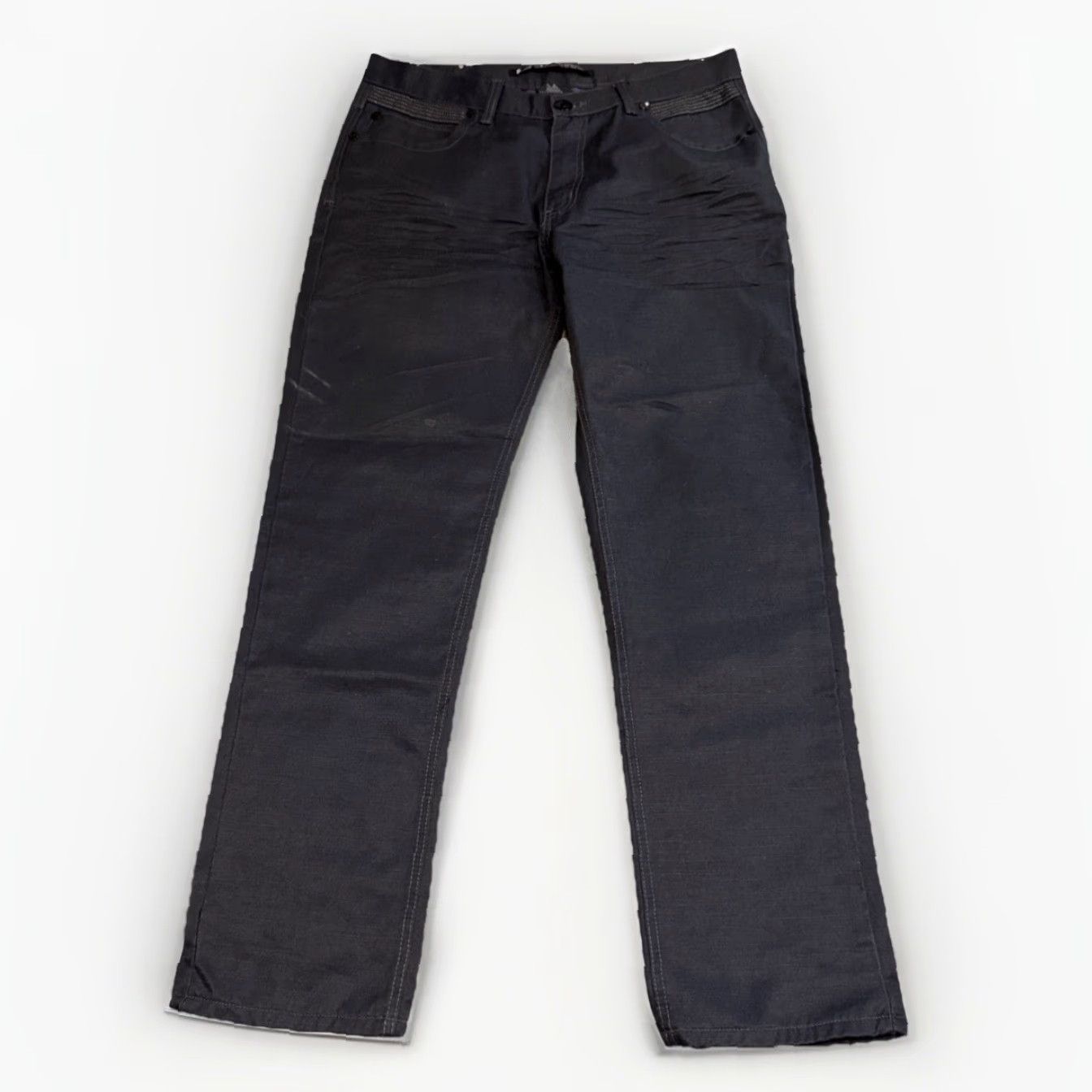 Denime VINTAGE Kaalu Euro Black Jeans Denim 34x30” Men Straight Leg 34 Inseam Regular Size Black Mens Size US 34 / EU 50 - 2 Thumbnail