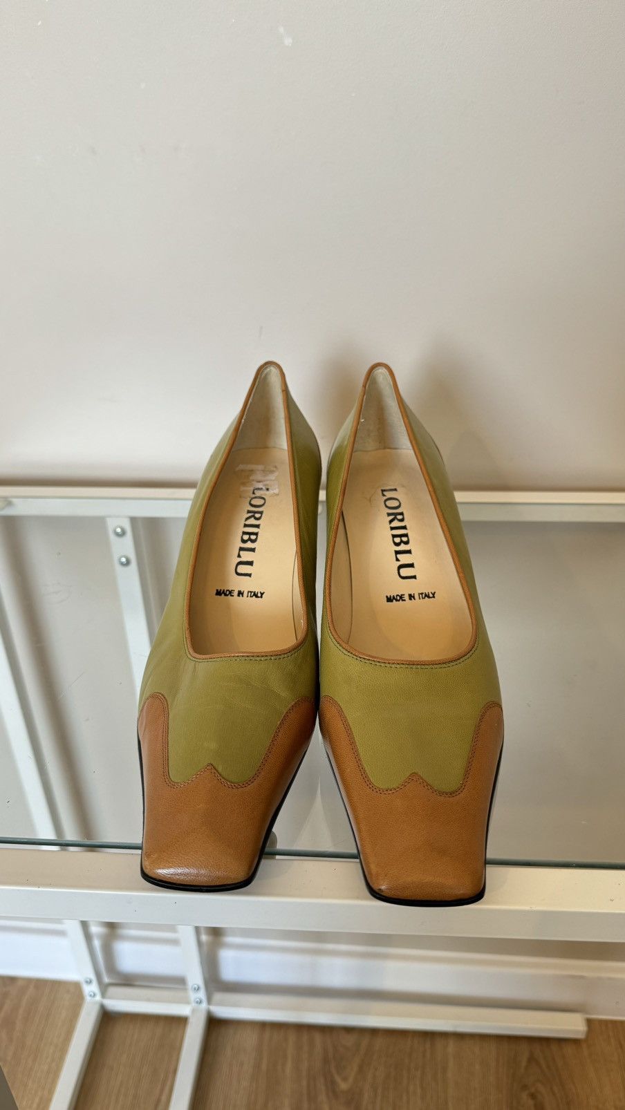 Genuine Leather Loriblu leather heels luxury vintage shoes made in Italy Size US 9 / IT 39 - 2 Thumbnail